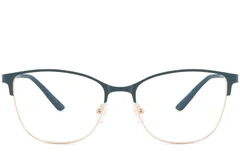 BS2425-0445_Green_Oval_Metal_Glasses_front