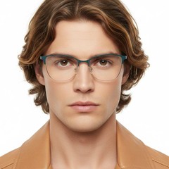 BS2425-0445_Green_Oval_Metal_Glasses_model
