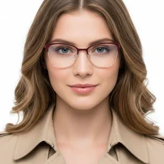 BS2425-0471_Red_Rectangular_Metal_Glasses_model