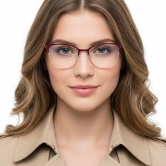 BS2425-0471_Red_Rectangular_Metal_Glasses_model