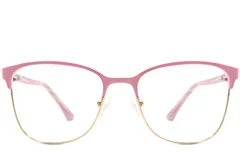 BS2425-0472_pink_rectangular_metal_glasses_front