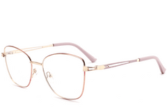 Gafas de metal rojo mariposa #BS2425-0487