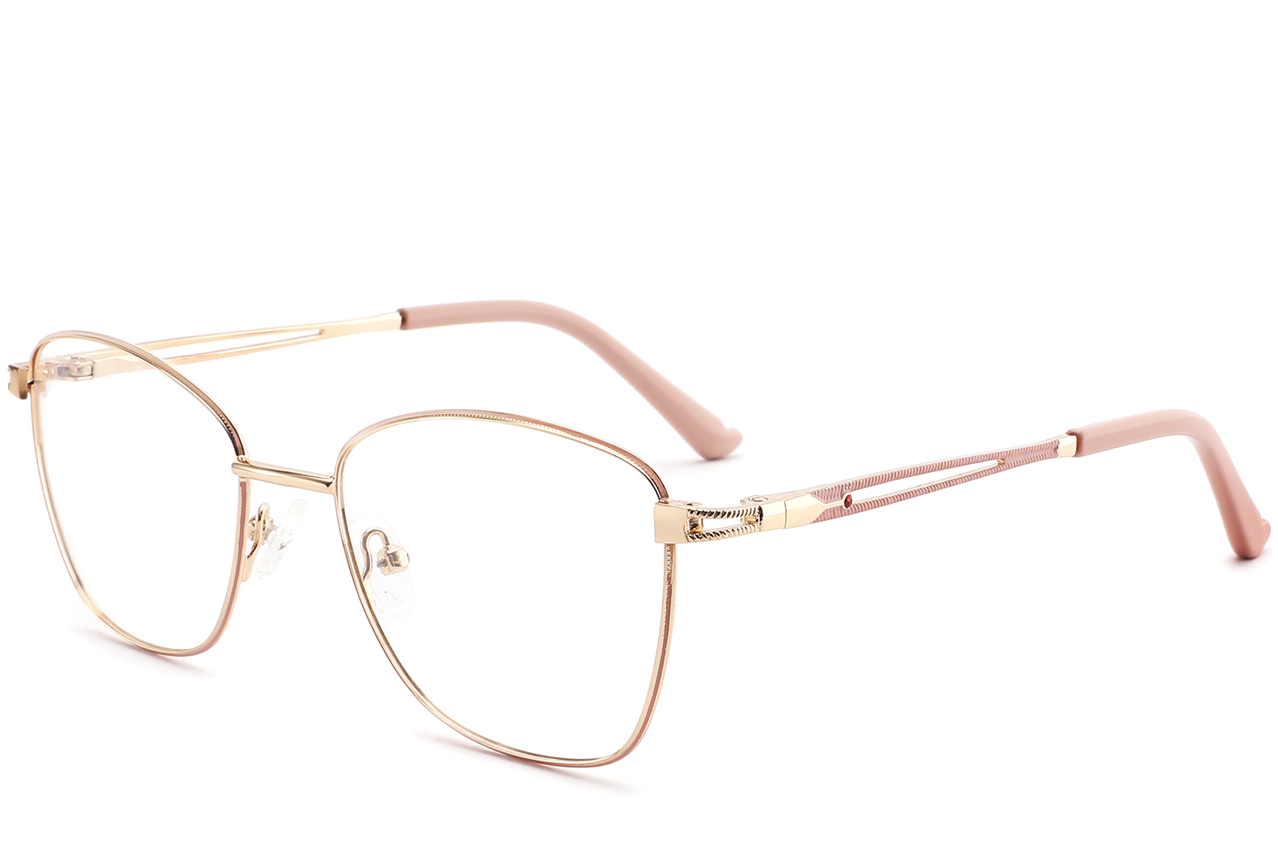 Butterfly Pink Metal Glasses #BS2425-0488