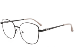 Lunettes papillon en métal noir #BS2425-0498