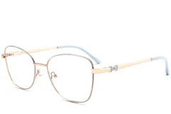 Butterfly Blue Metal Glasses #BS2425-0503