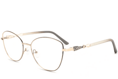 Butterfly Gray Metal Glasses #BS2425-0507