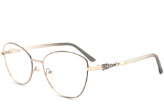 Butterfly Gray Metal Glasses #BS2425-0507