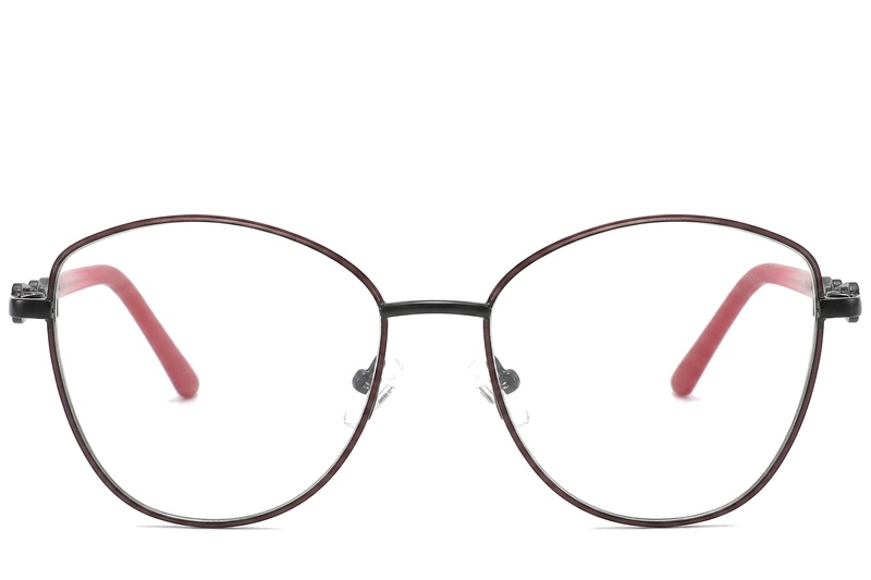 BS2425-0511_Black_Butterfly_Metal_Glasses_corner-front