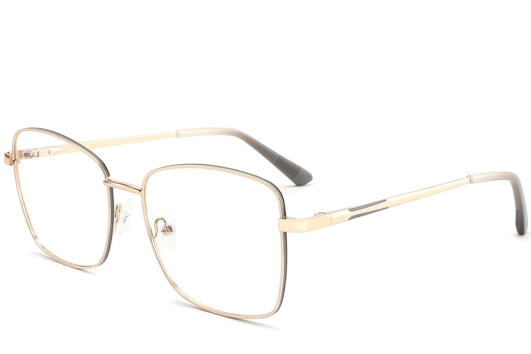 BS2425-0519_Grey_Rectangular_Metal_Glasses_corner