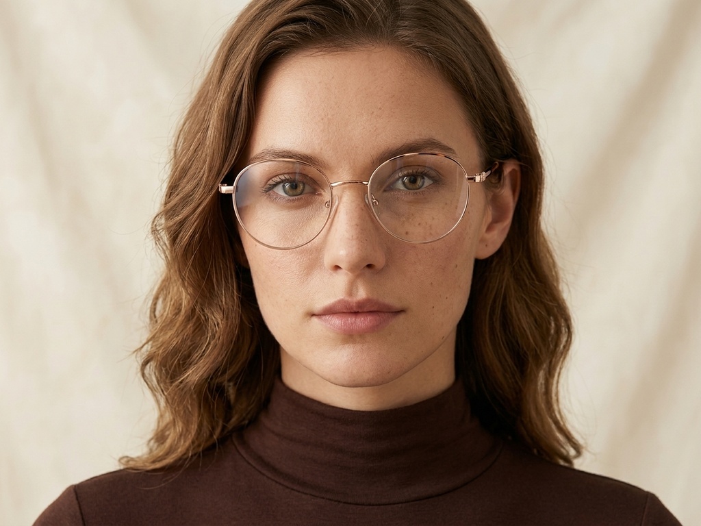 BS2425-0526_Golden_Oval_Metal_Glasses_corner-tryon_female