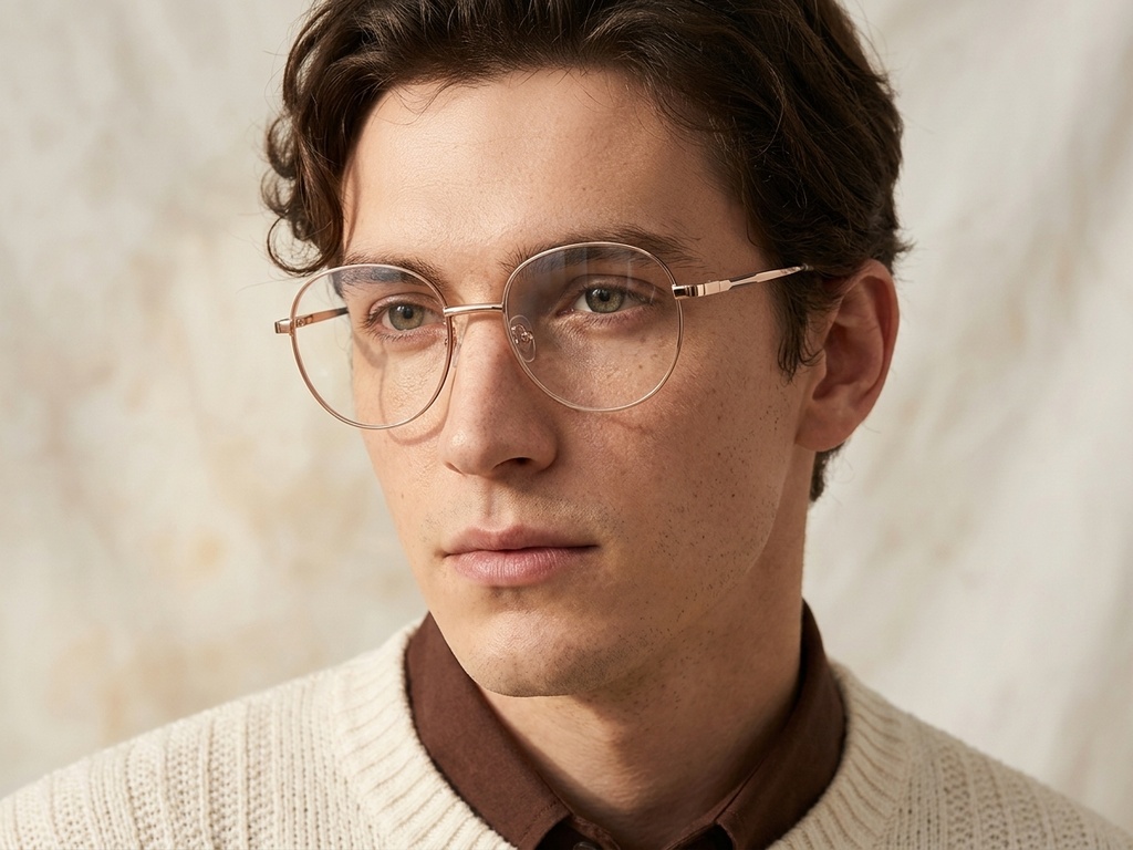 BS2425-0526_Golden_Oval_Metal_Glasses_corner-tryon_male