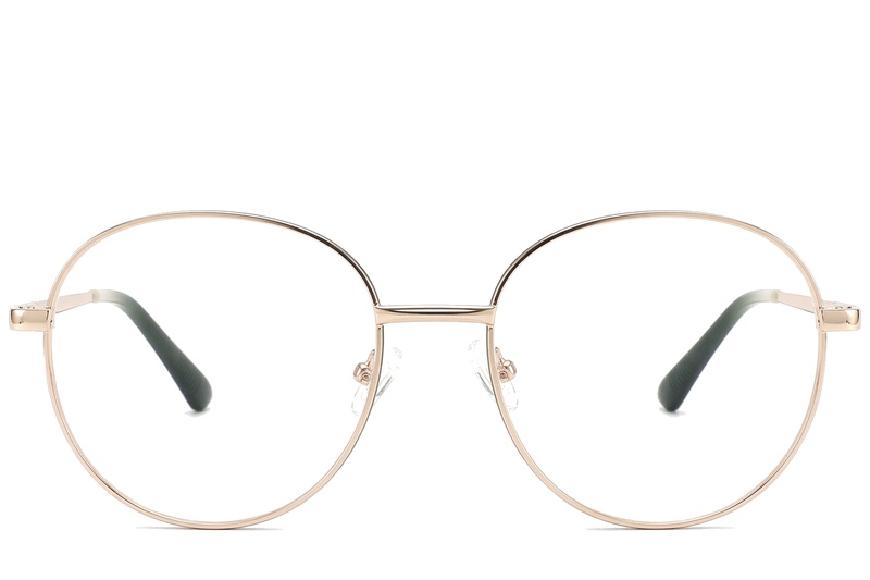 BS2425-0528_Green_Oval_Metal_Glasses_corner-front