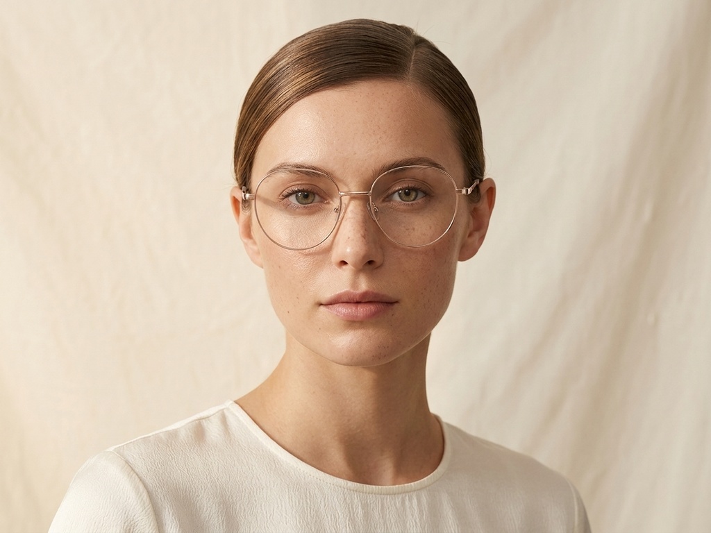 BS2425-0528_Green_Oval_Metal_Glasses_corner-tryon_female