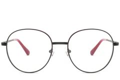 BS2425-0529_Black_Oval_Metal_Glasses_corner-front