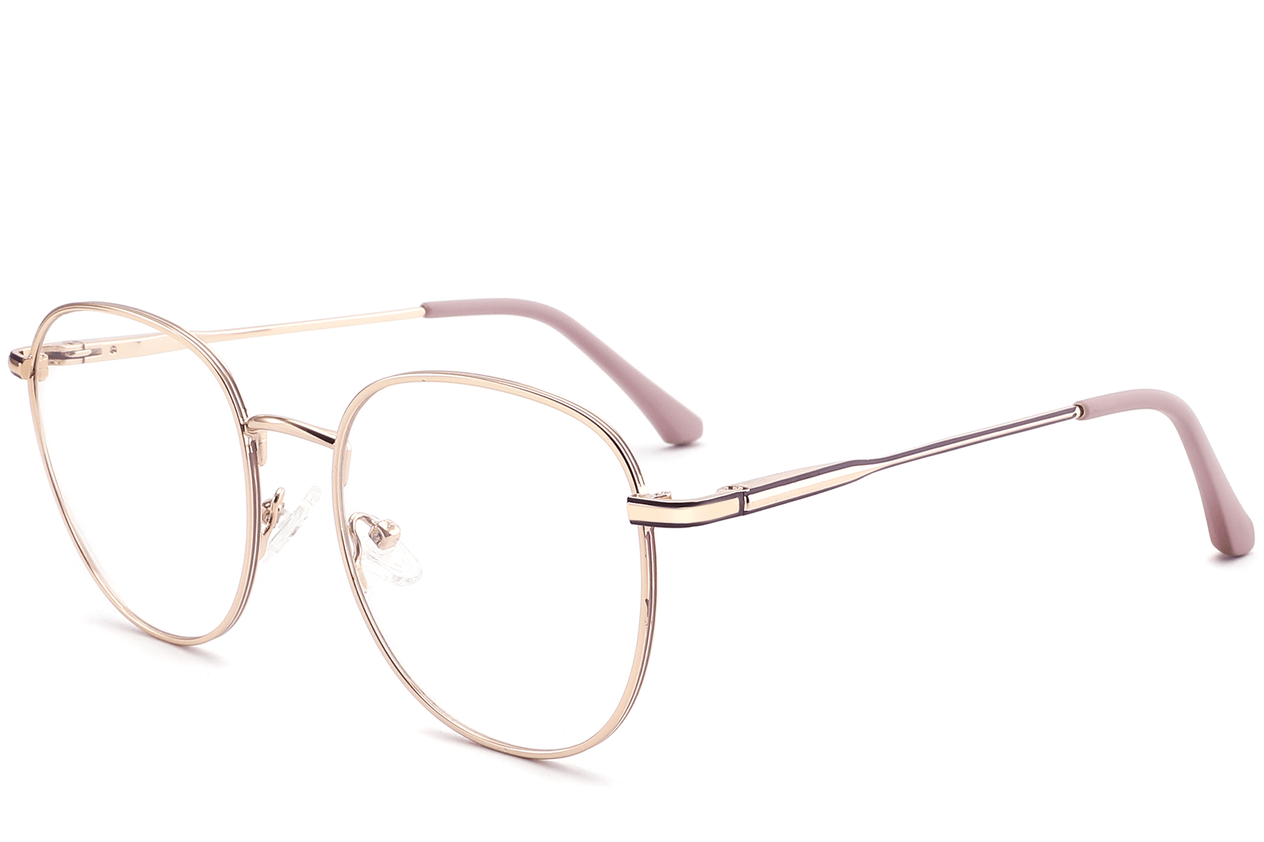 BS2425-0530_Pink_Oval_Metal_Glasses_corner