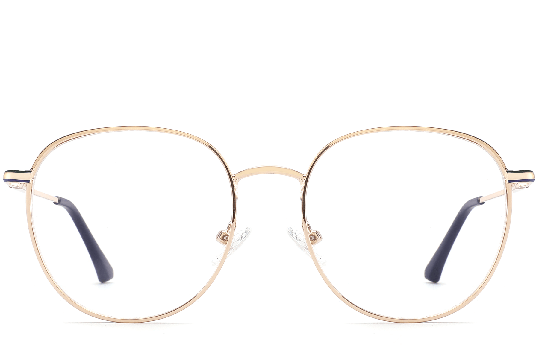 BS2425-0532_Blue_Oval_Metal_Glasses_front