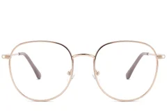 BS2425-0533_Brown_Oval_Metal_Glasses_corner-front