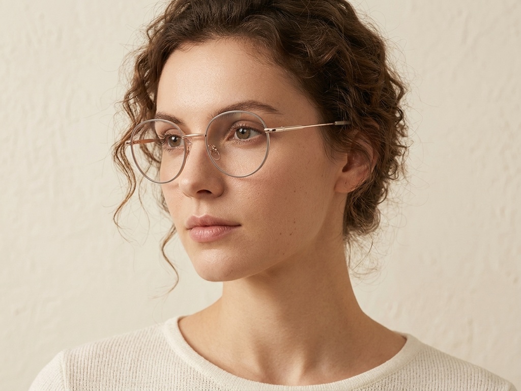 BS2425-0537_Grey_Oval_Metal_Glasses_corner-tryon_female