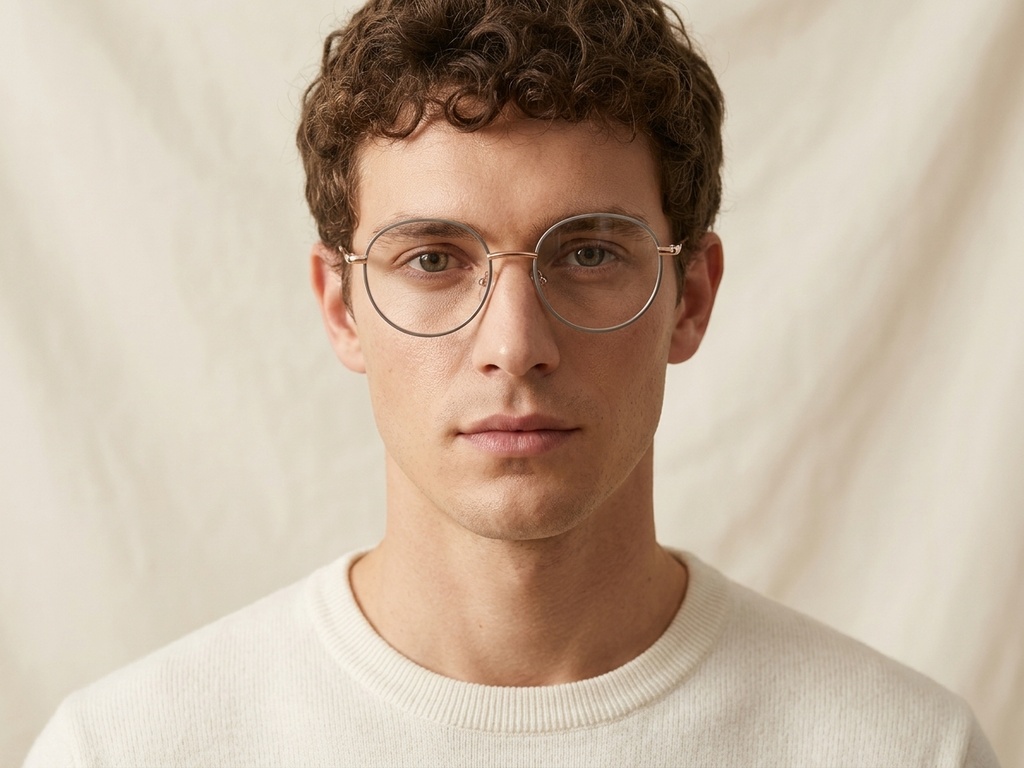 BS2425-0537_Grey_Oval_Metal_Glasses_corner-tryon_male