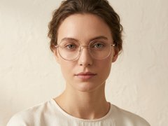 BS2425-0539_Brown_Oval_Metal_Glasses_corner-tryon_female