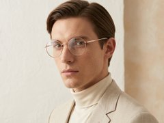BS2425-0539_Brown_Oval_Metal_Glasses_corner-tryon_male