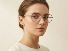 BS2425-0540_Black_Oval_Metal_Glasses-tryon_female