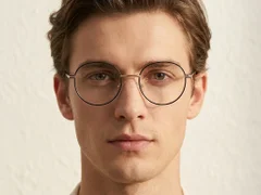 BS2425-0540_Black_Oval_Metal_Glasses-tryon_male