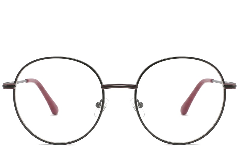 BS2425-0541_Red_Oval_Metal_Glasses_corner-front