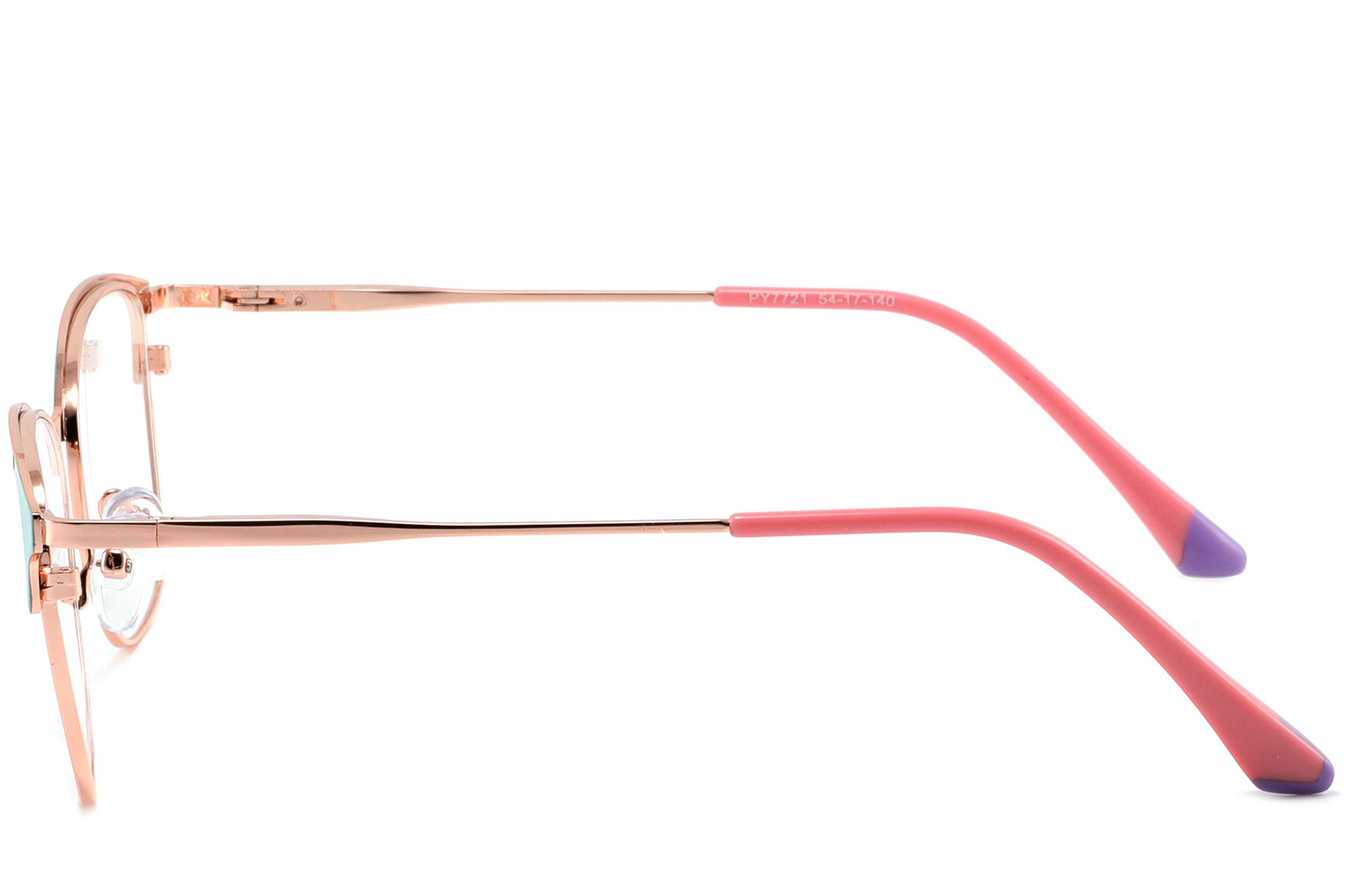 BS2425-0542_Green_Butterfly_Metal_Glasses_side