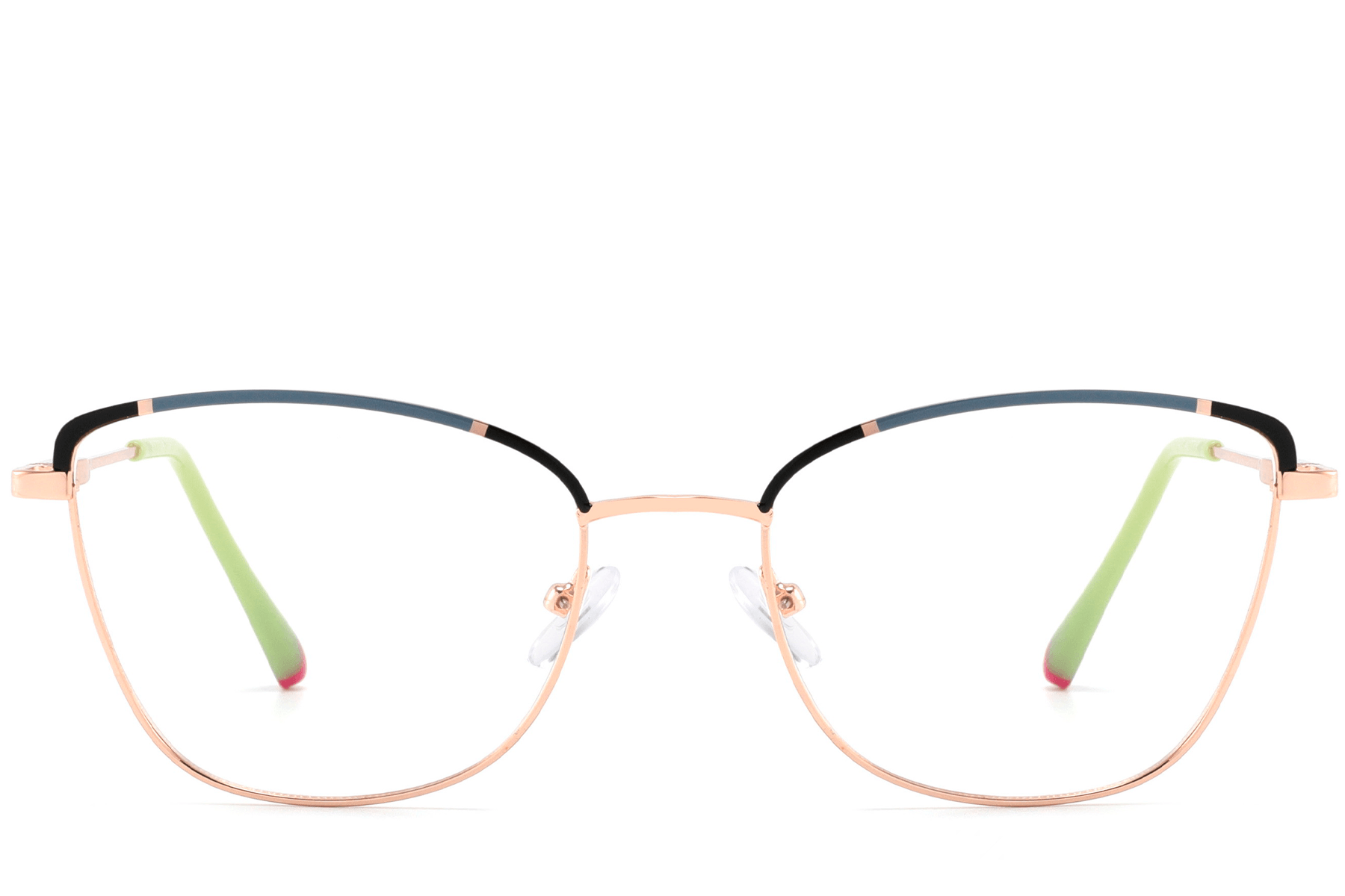 BS2425-0554_Black_Butterfly_Metal_Glasses_front