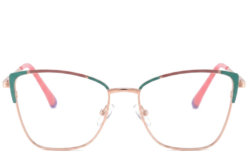 BS2425-0557_Green_Butterfly_Metal_Glasses_corner-front