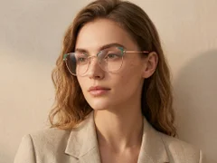 BS2425-0557_Green_Butterfly_Metal_Glasses_corner-tryon_female