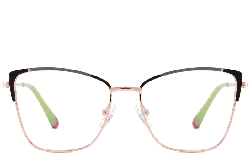BS2425-0559_Black_Butterfly_Metal_Glasses_corner-front