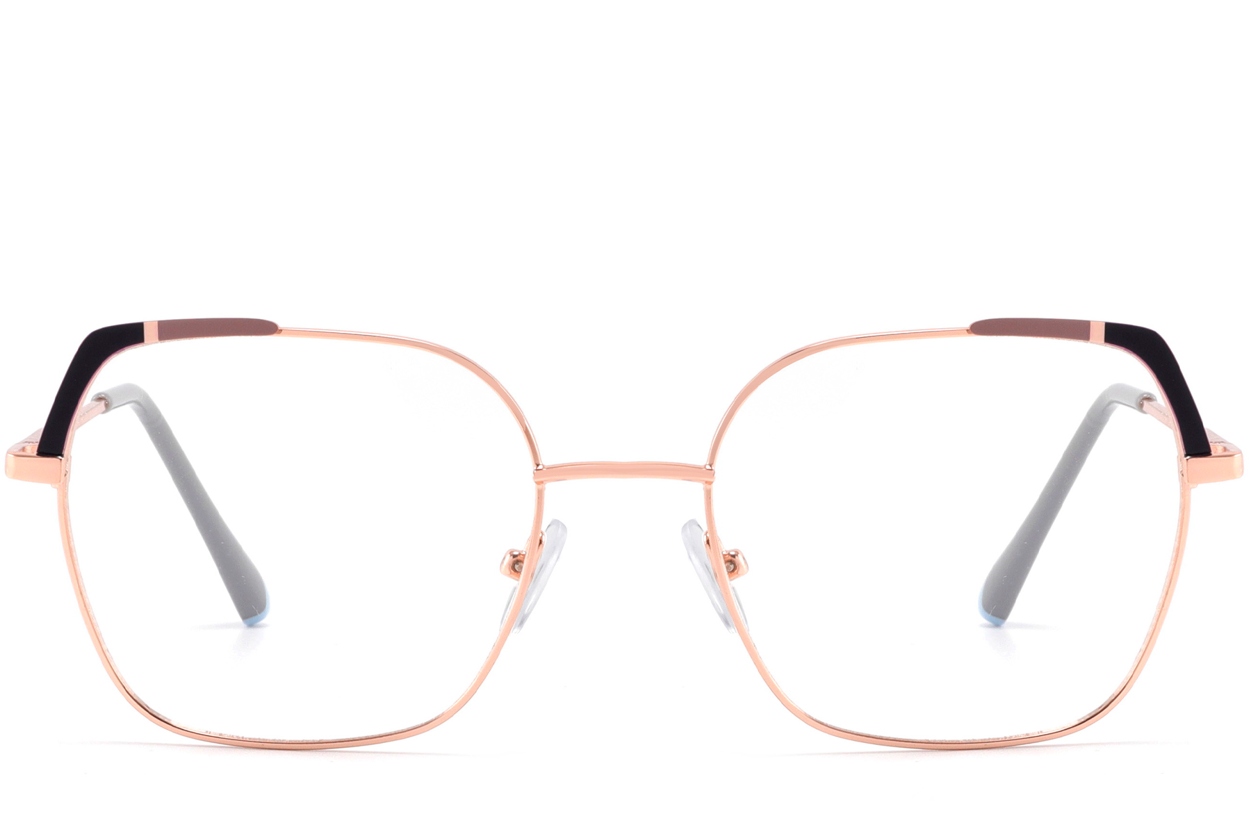 BS2425-0566_Brown_Butterfly_Metal_Glasses_front