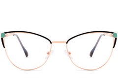 BS2425-0573_Black_Butterfly_Metal_Glasses_front