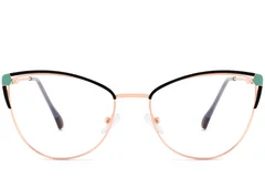 BS2425-0573_Black_Butterfly_Metal_Glasses_front