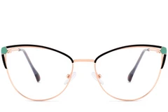 BS2425-0573_Black_Butterfly_Metal_Glasses_front