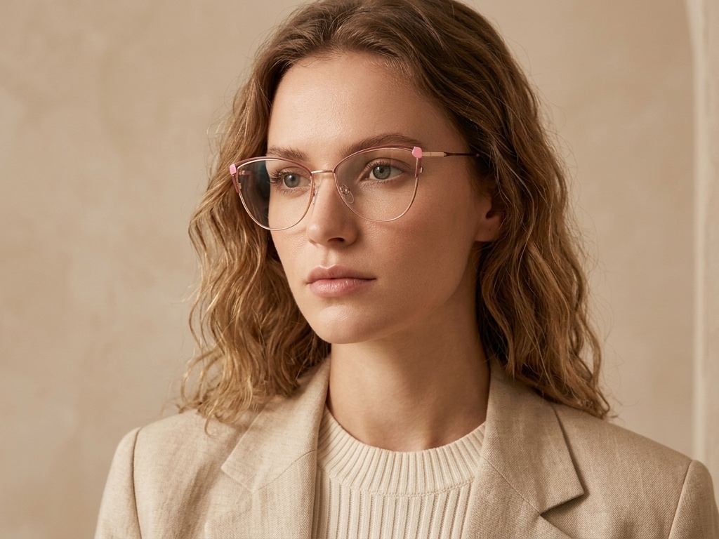 BS2425-0575_Pink_Butterfly_Metal_Glasses_corner-tryon_female