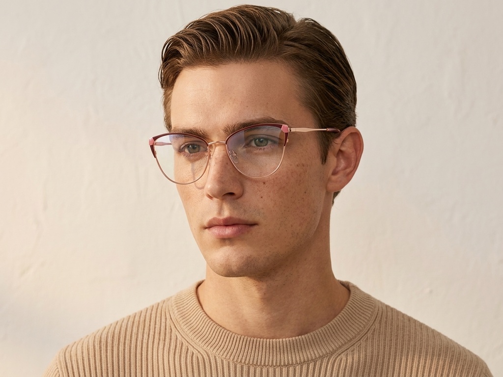BS2425-0575_Pink_Butterfly_Metal_Glasses_corner-tryon_male