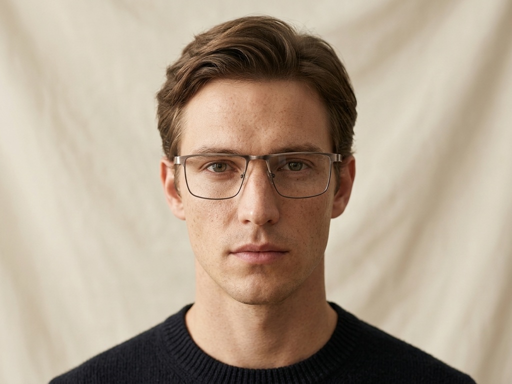 BS2425-0592_Silver_Rectangular_Metal_Glasses-tryon_male