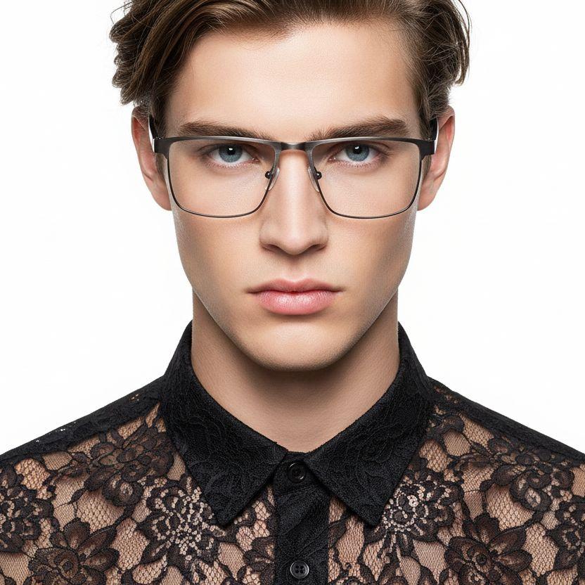 bs2425-0592_silver_rectangular_metal_glasses_model