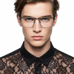 bs2425-0592_silver_rectangular_metal_glasses_model