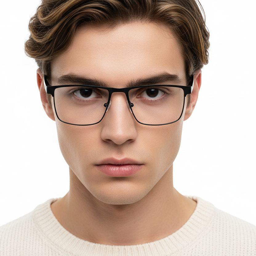 bs2425-0593_black_rectangular_metal_glasses_model
