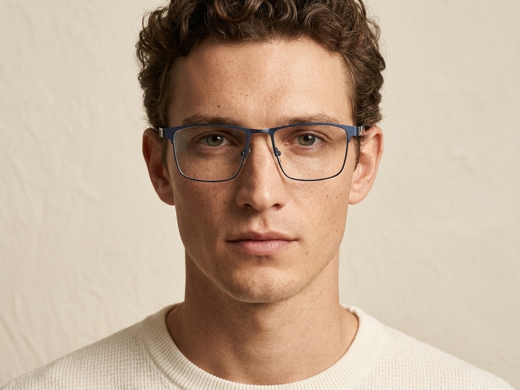 BS2425-0599_Blue_Rectangular_Metal_Glasses_corner-tryon_male