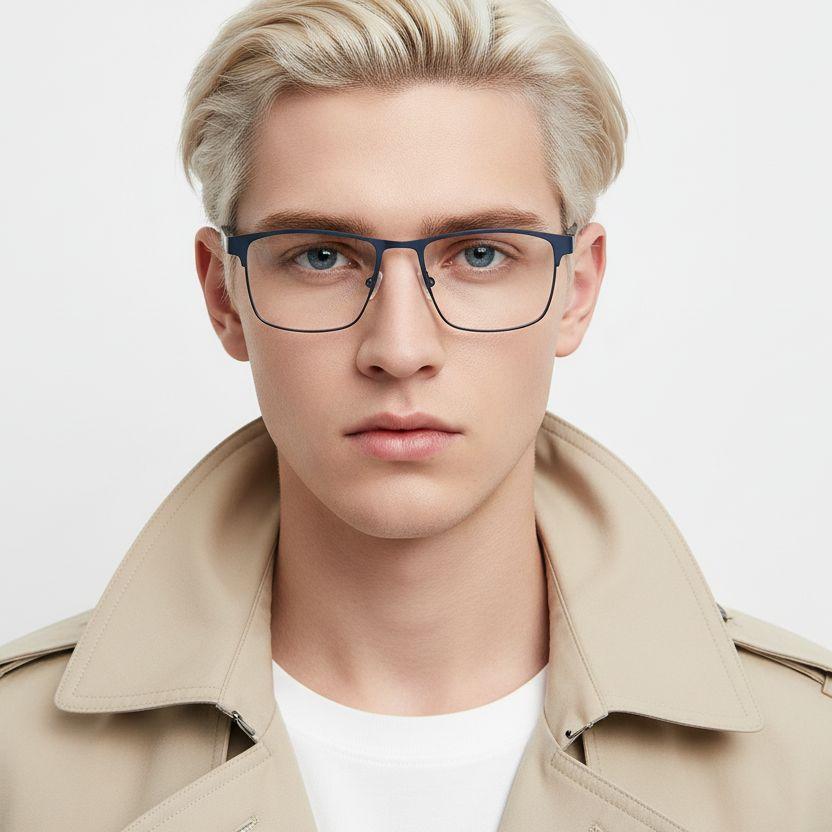 bs2425-0599_blue_rectangular_metal_glasses_model