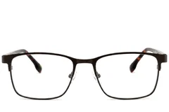 BS2425-0601_Brown_Rectangular_Metal_Glasses-front