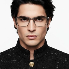bs2425-0601_brown_rectangular_metal_glasses_model