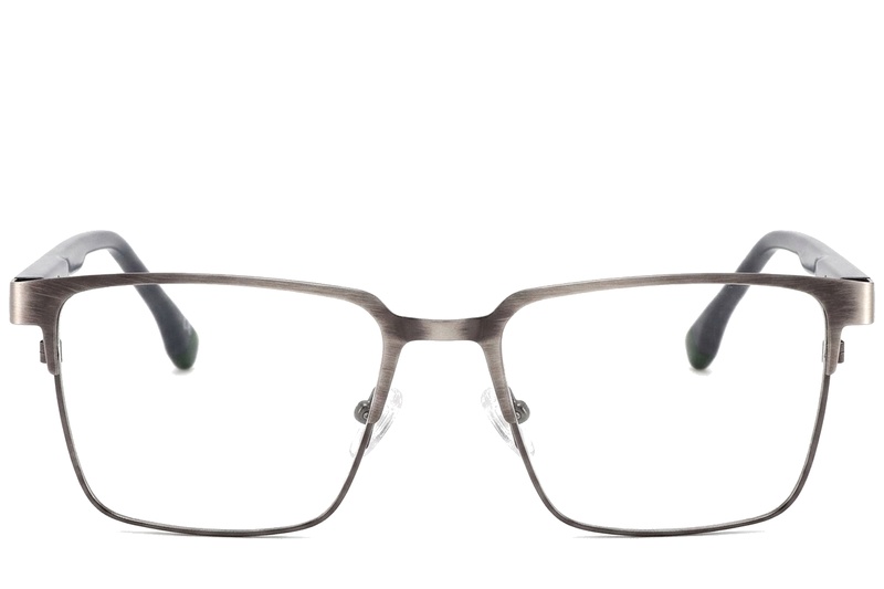 BS2425-0602_Silver_Rectangular_Metal_Glasses_corner-front