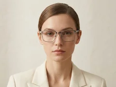 BS2425-0602_Silver_Rectangular_Metal_Glasses_corner-tryon_female