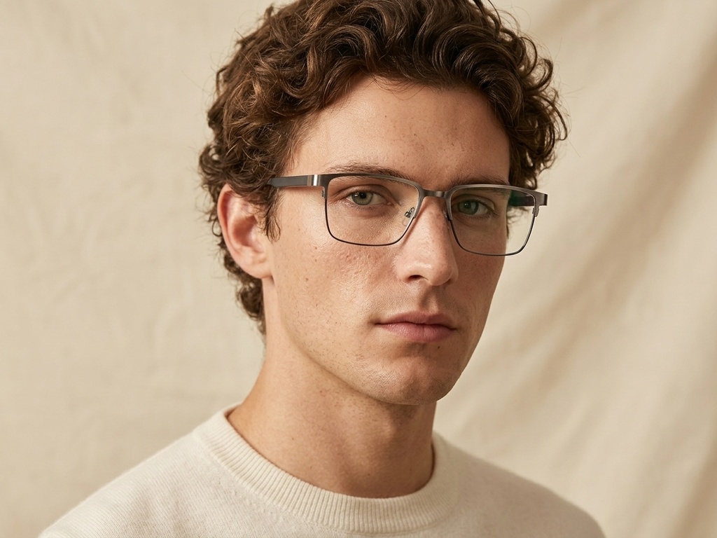 BS2425-0602_Silver_Rectangular_Metal_Glasses_corner-tryon_male
